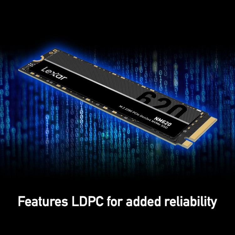 Lexar NM620 M.2 2280 3500MB/s Read PCIe Gen3x4 NVMe SSD