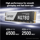 Lexar NQ780 1TB M.2 2280 6500MB/s Read PCIe Gen4x4 NVMe SSD (LNQ780X001T-RNNNG)