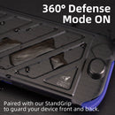 Skull & Co. HardShell Front Cover for Nintendo Switch 2 StandGrip (Smoky Black, Neon Orange, Neon Blue)