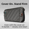Skull & Co. HardShell Front Cover for Nintendo Switch 2 StandGrip (Smoky Black, Neon Orange, Neon Blue)