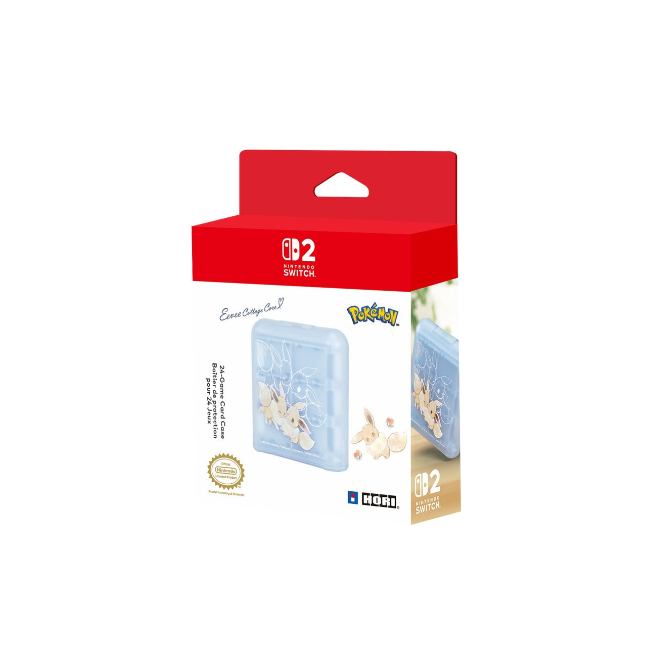 Hori Game Card Case 24 for Nintendo Switch 2 (Eevee Cottage Core)