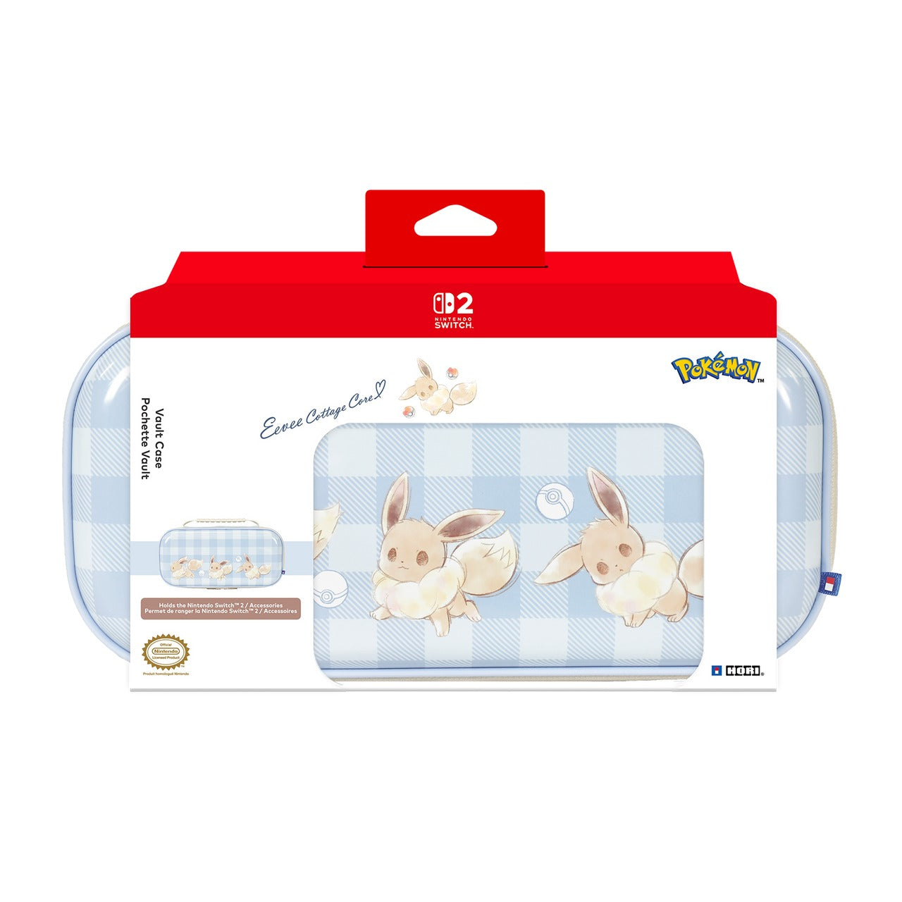 Hori Vault Case for Nintendo Switch 2 (Eevee Cottage Core) (NSX-088A)