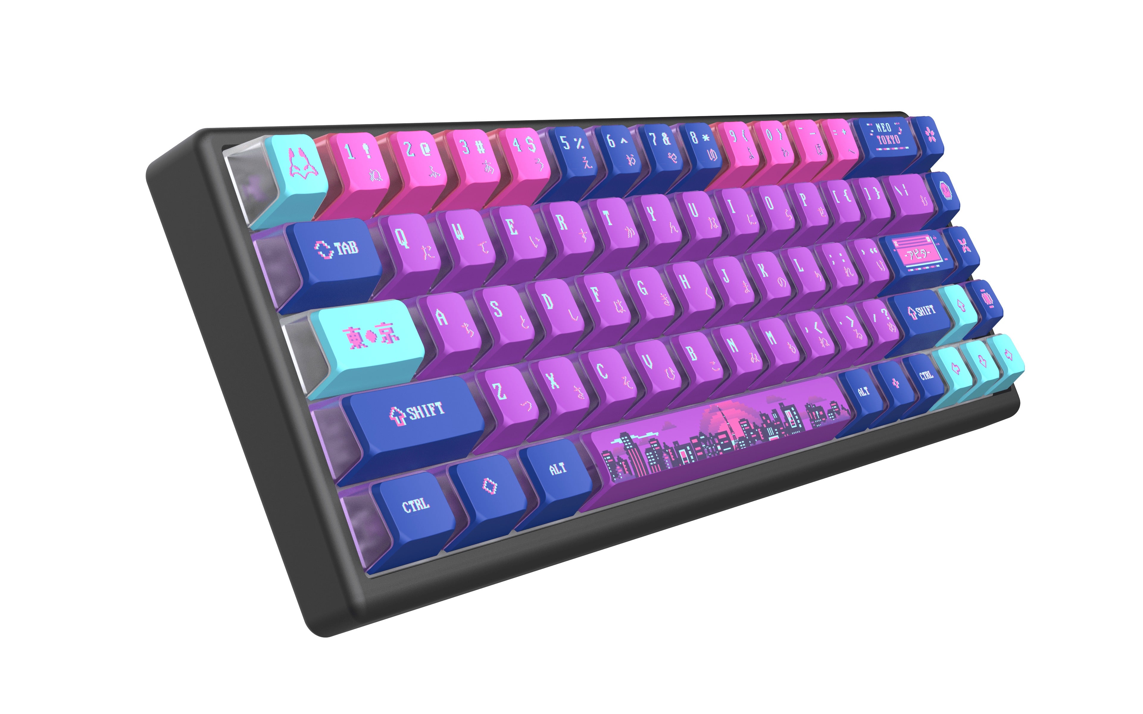 Arbiter Studio Polar 65 Magnetic Gaming Keyboard (Neo Tokyo) | DataBlitz