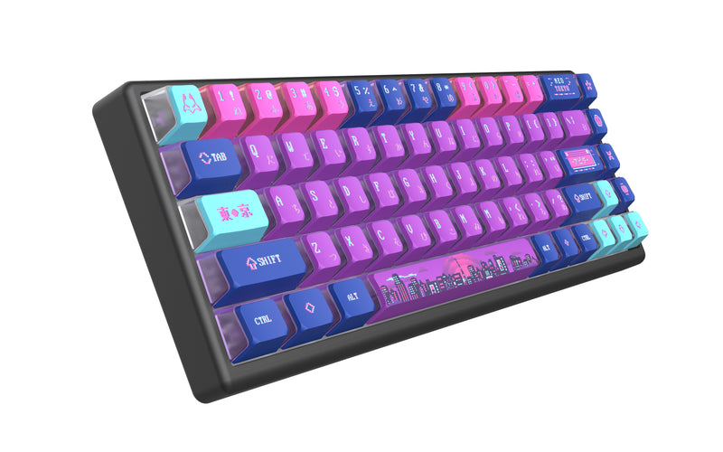 Arbiter Studio Polar 65 Magnetic Gaming Keyboard (Neo Tokyo) | DataBlitz