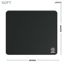 Pulsar Neptune Pro Premium eSports Mousepad Fast Speed (Jet Black)