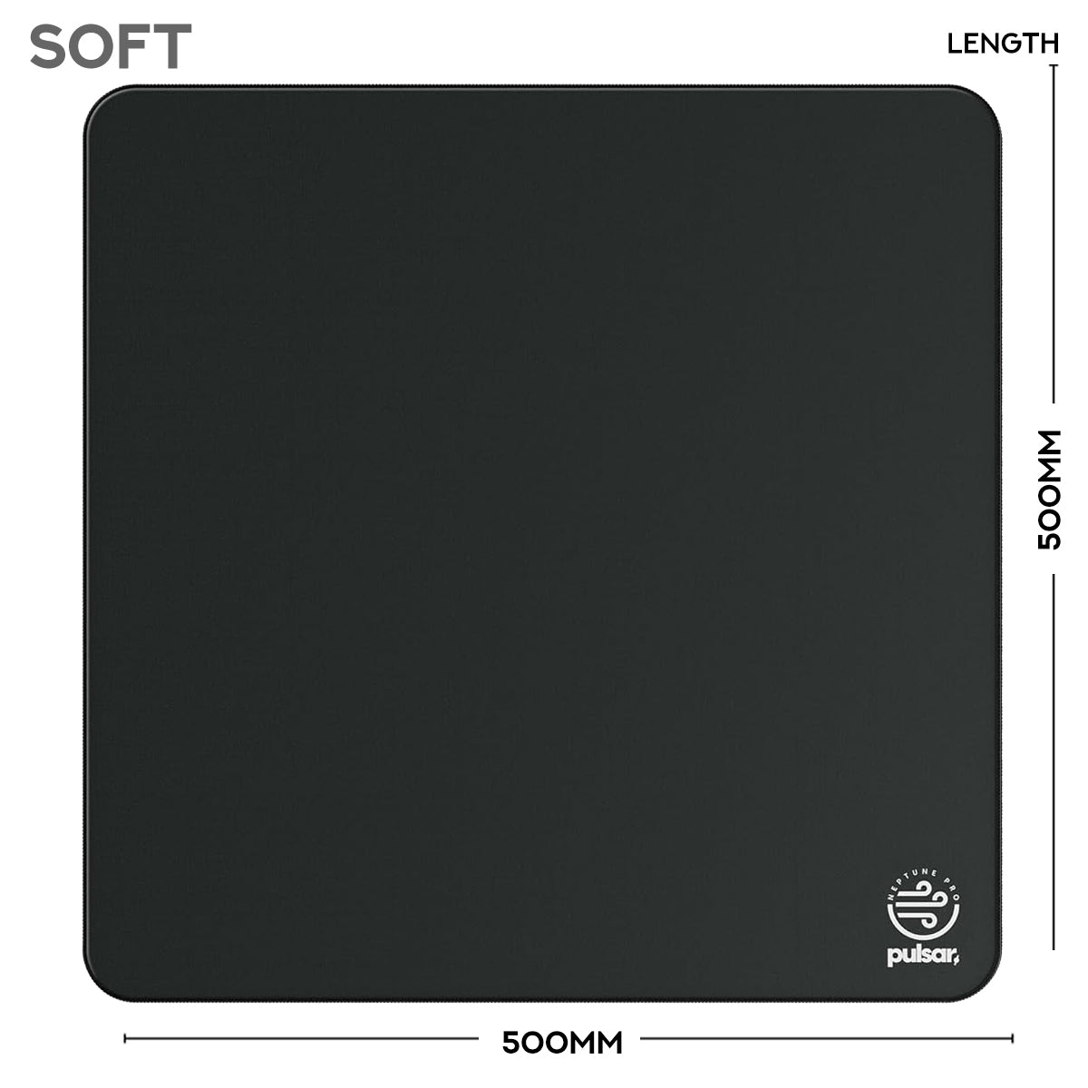 Pulsar Neptune Pro Premium eSports Mousepad Fast Speed (Jet Black)