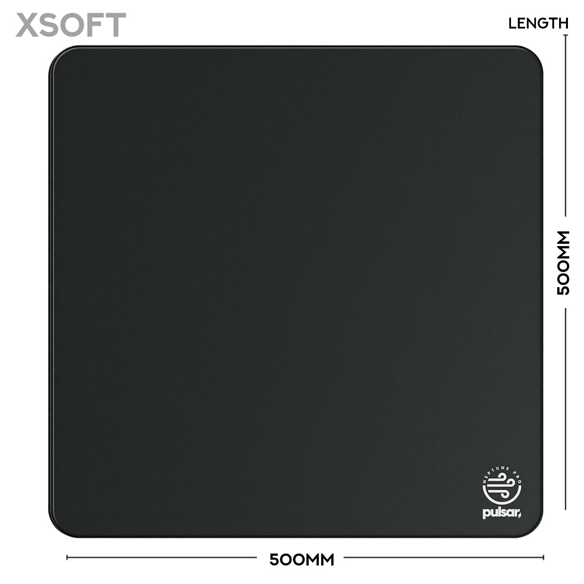 Pulsar Neptune Pro Premium eSports Mousepad Fast Speed (Jet Black)