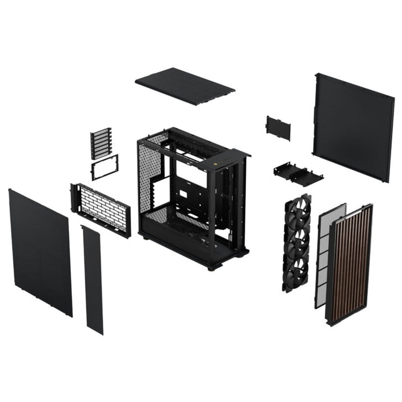 Fractal Design North XL Computer Case (Charcoal Black Mesh,Chalk White Mesh)