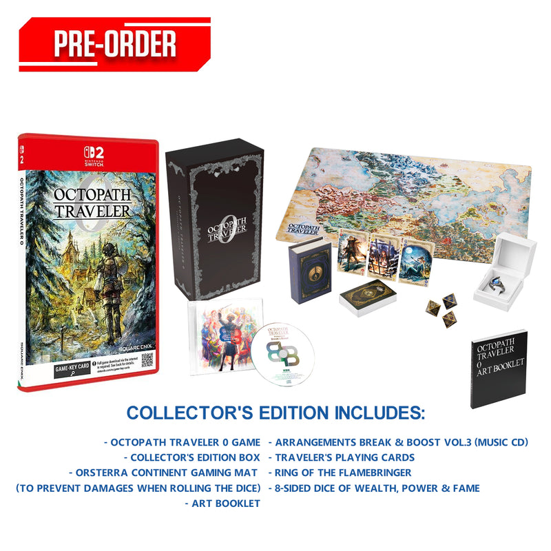 Nintendo Switch 2 Octopath Traveler 0 Collector Edition (Game-Key Card) Pre-Order Downpayment