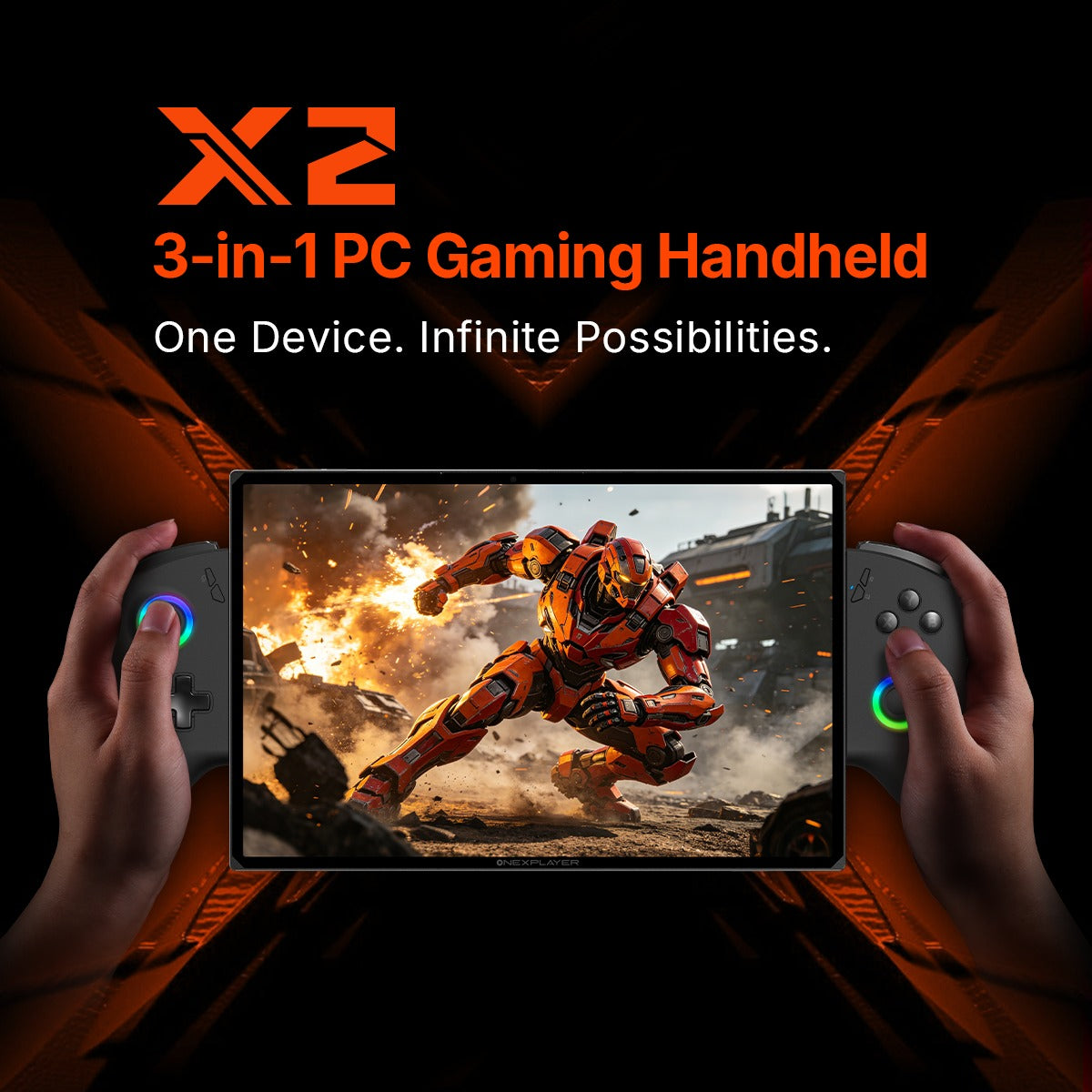 Onexplayer X2 Intel Arc G3 Extreme 10.95" 2560x1600 120Hz 48GB RAM 1TB SSD Handheld Console