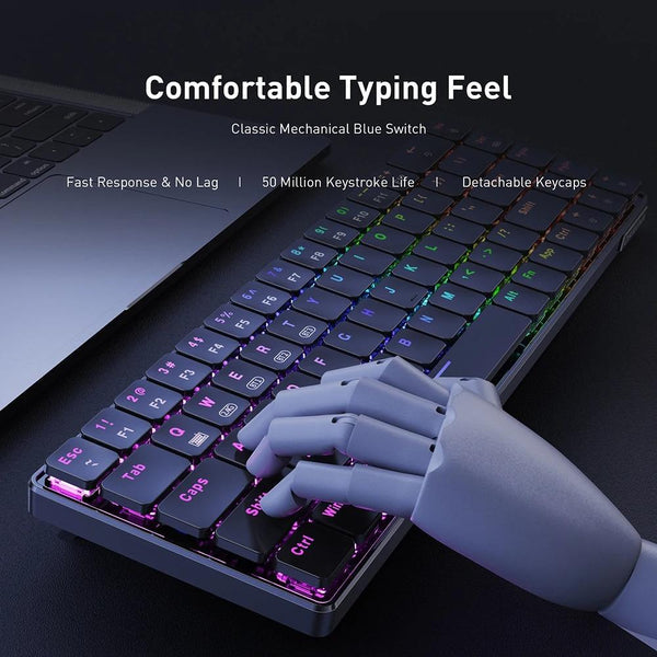 Onikuma G29 69 Keys RGB Wireless Mechanical Gaming Keyboard (Red Switch) (Black)