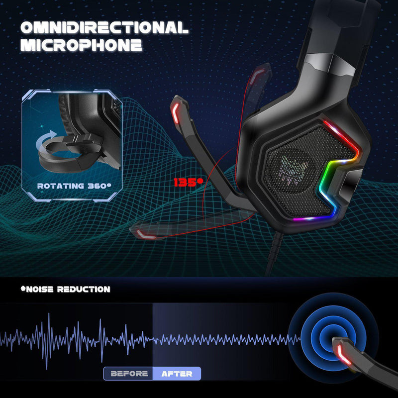 Onikuma K10PRO Professional Gaming Headset (Black)