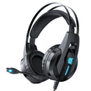Onikuma K16 Gaming Headset With Mic And Noise Cancelling Blue LED Light (Black)