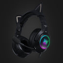 Onikuma K9 Cat Ears RGB Noise Cancelling Gaming Headset With Microphone (Black)