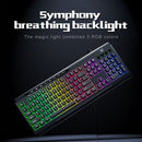 Onikuma TZ5008 5-in-1 RGB Keyboard / Mouse / Headset / Mousepad / Headset Stand Gaming Combo (Black)