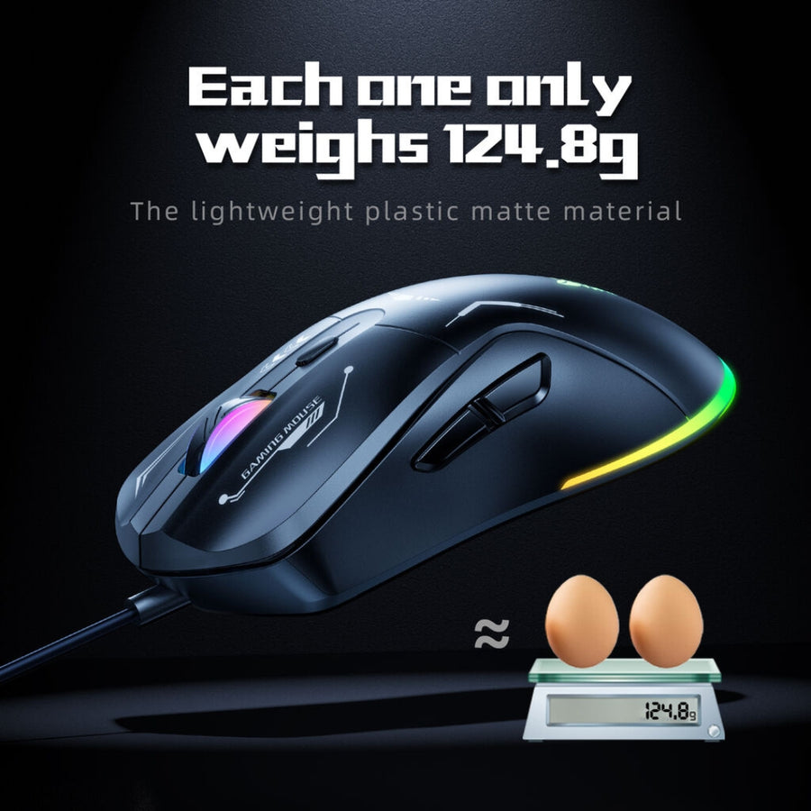 Onikuma TZ5008 5-in-1 RGB Keyboard / Mouse / Headset / Mousepad / Headset Stand Gaming Combo (Black)