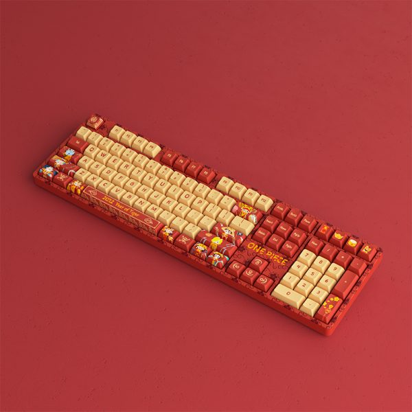 Akko One Piece Year Of The Tiger SP 5108S RGB Hot-Swappable Mechanical Keyboard (Akko CS Jelly Pink)