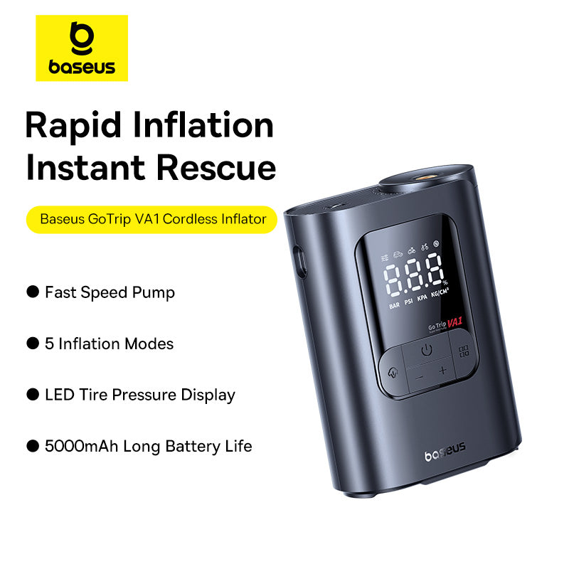 Baseus GoTrip VA1 Super Mini Wireless Inflator 19-Cylinder 82W (Cosmic ...