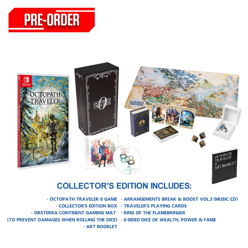 Nintendo Switch Octopath Traveler 0 Collector Edition Pre-Order Downpayment