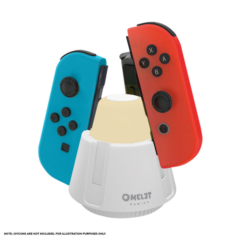 Omelet Gaming Space Dock Charger For Switch Joycons (Snow White)