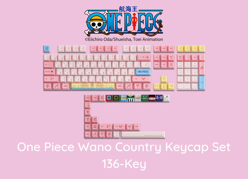 Akko One Piece Wano Country Keycap Set Cherry Profile 136 Keys
