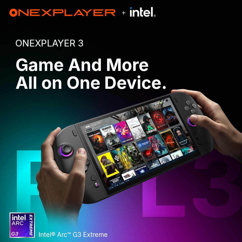 OneXPlayer 3 Intel Arc G3 Extreme 8.8" (1920X1200) AMOLED Display 144Hz Handheld Console