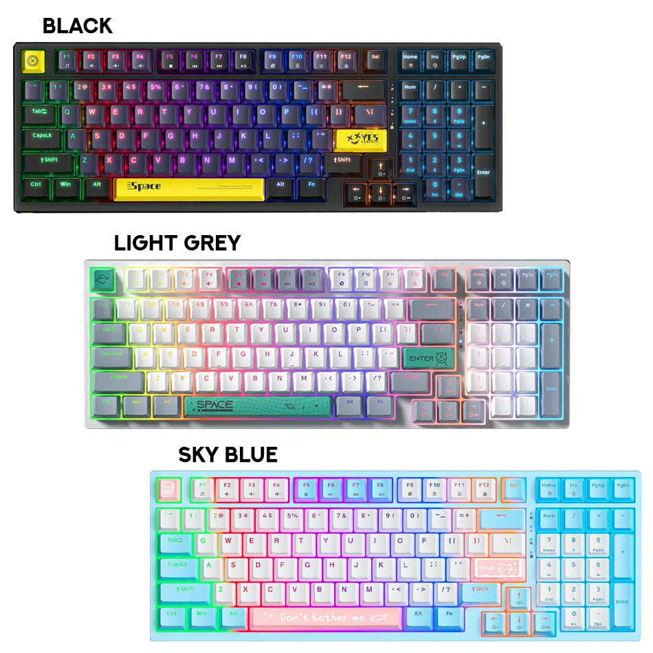 Onikuma G38 98 Keys RGB Wired Mechanical Keyboard