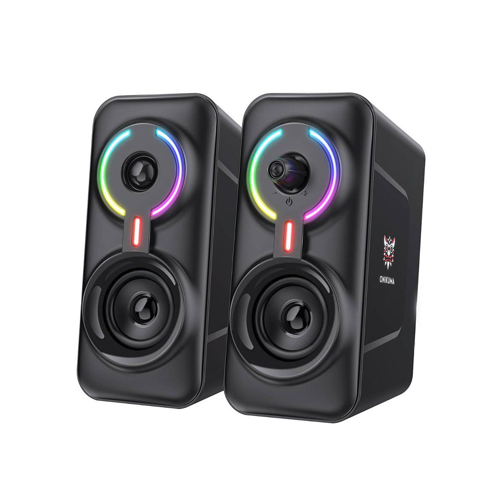 Onikuma L6 RGB Multimedia Gaming Speaker (Black) - DataBlitz