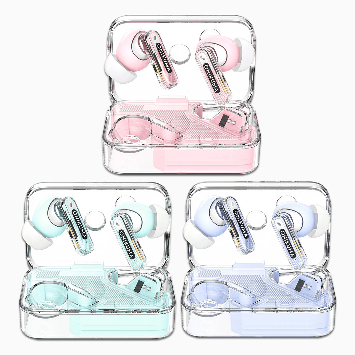 Onikuma T5 Trend Wireless Earphones With Hi-Fi Sound Quality & Noise Reduction