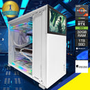 Optima D41 with 8" Display White Desktop Gaming PC