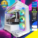 Optima D300 White Desktop Gaming PC | DataBlitz