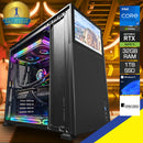 Optima D41 DS8 Display Black Desktop Gaming PC