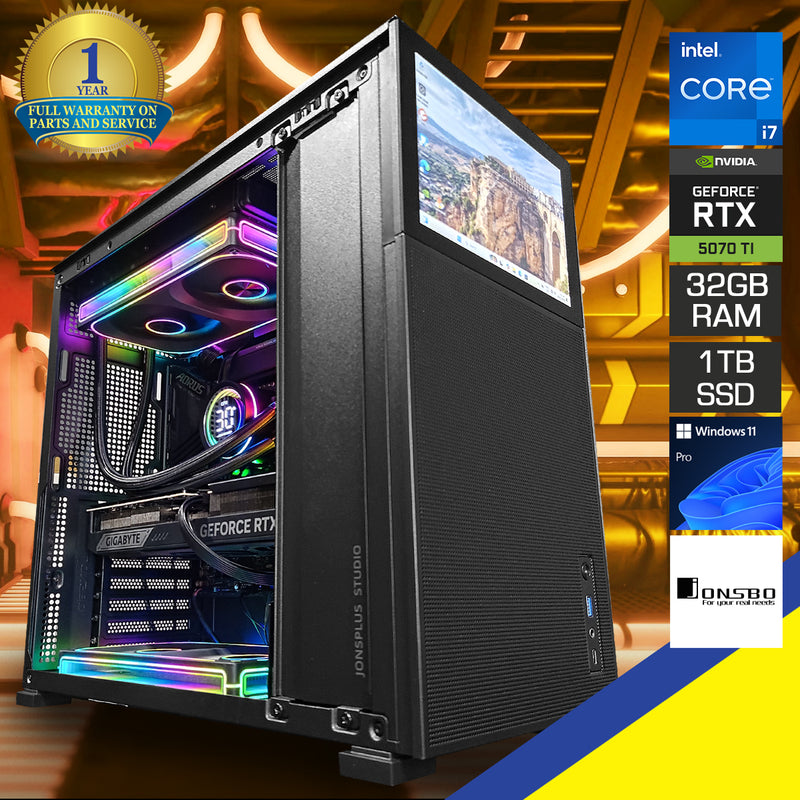 Optima D41 DS8 Display Black Desktop Gaming PC