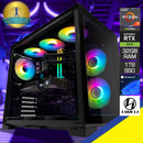 Optima Dynamic Mini Black Desktop Gaming PC