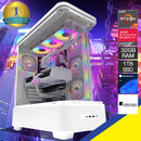 Optima TK5 White Desktop Gaming PC | DataBlitz