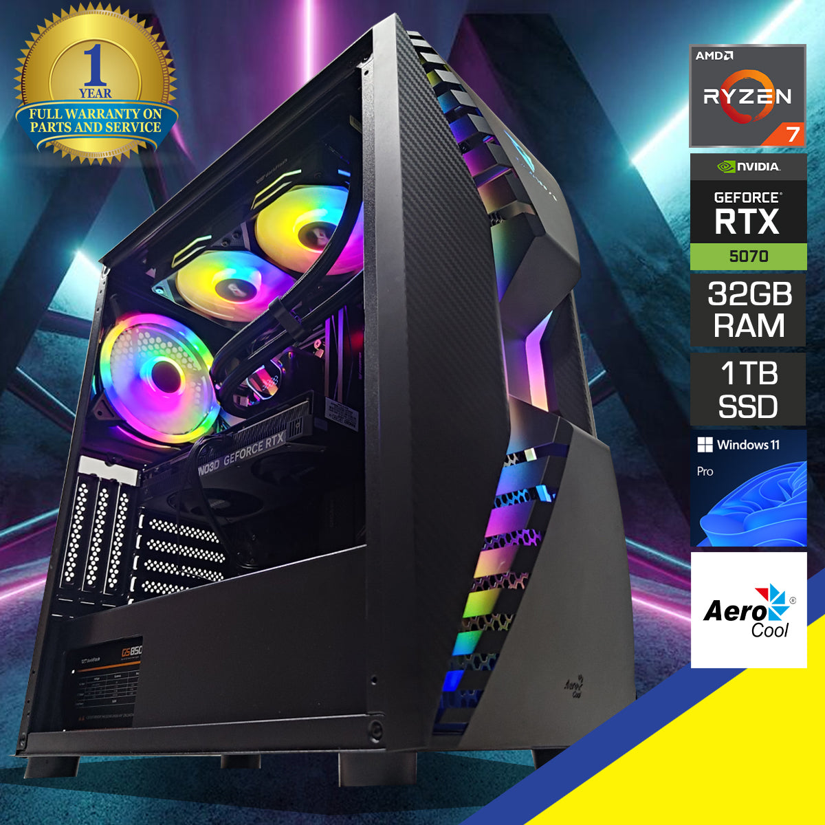 Optima Thunder X3 Black Desktop Gaming PC