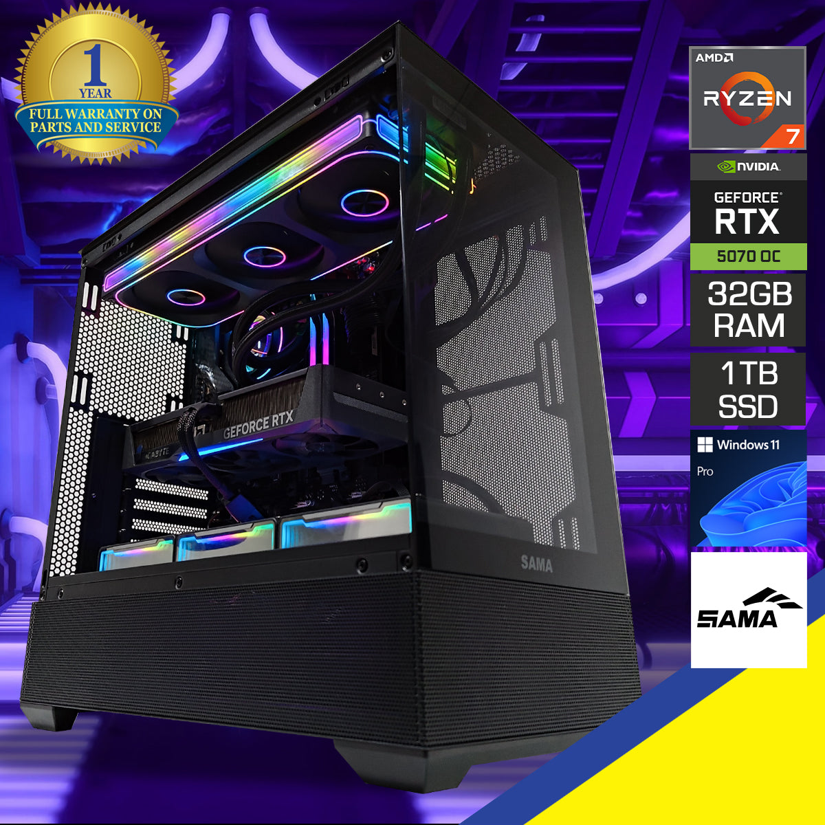 Optima V40E Black Desktop Gaming PC