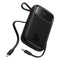Baseus QPow 2 Digital Display Fast-Charging Power Bank with 2 Built-in Type-C Cable 20000mAh 30W