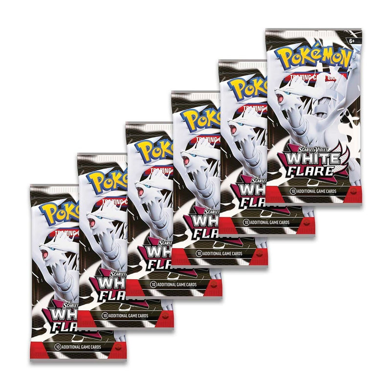 Pokemon Trading Card Game SV10.5 Scarlet & Violet White Flare 6 Booster Bundle (10-10035-114)