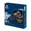 Arctic P12 Pressure-Optimised 120mm Single Fan (Black) (ACFAN00118A)
