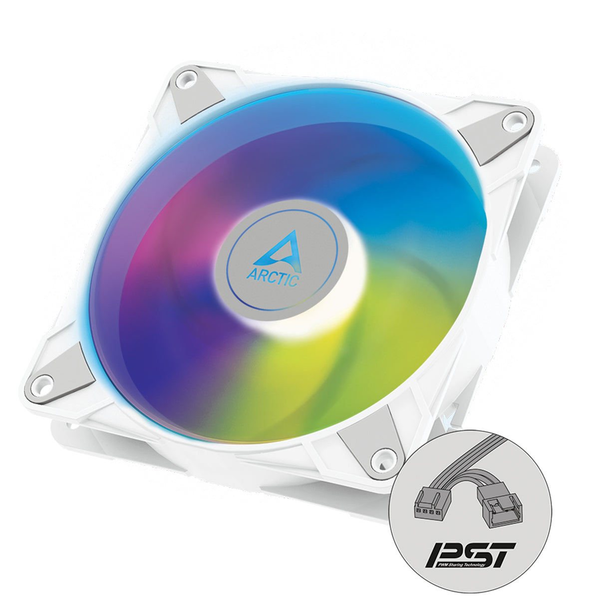 Arctic P12 PWM PST A-RGB Semi-Passive 120mm PWM Fan With Cable Splitter 