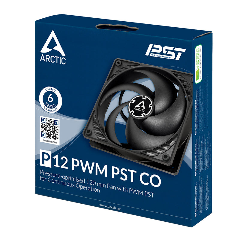 Arctic P12 PWM PST CO 120mm PWM Fan with Cable Splitter for Continuous Operation