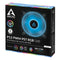 Arctic P12 PWM PST RGB 0dB Semi-Passive 120mm Single Fan with RGB
