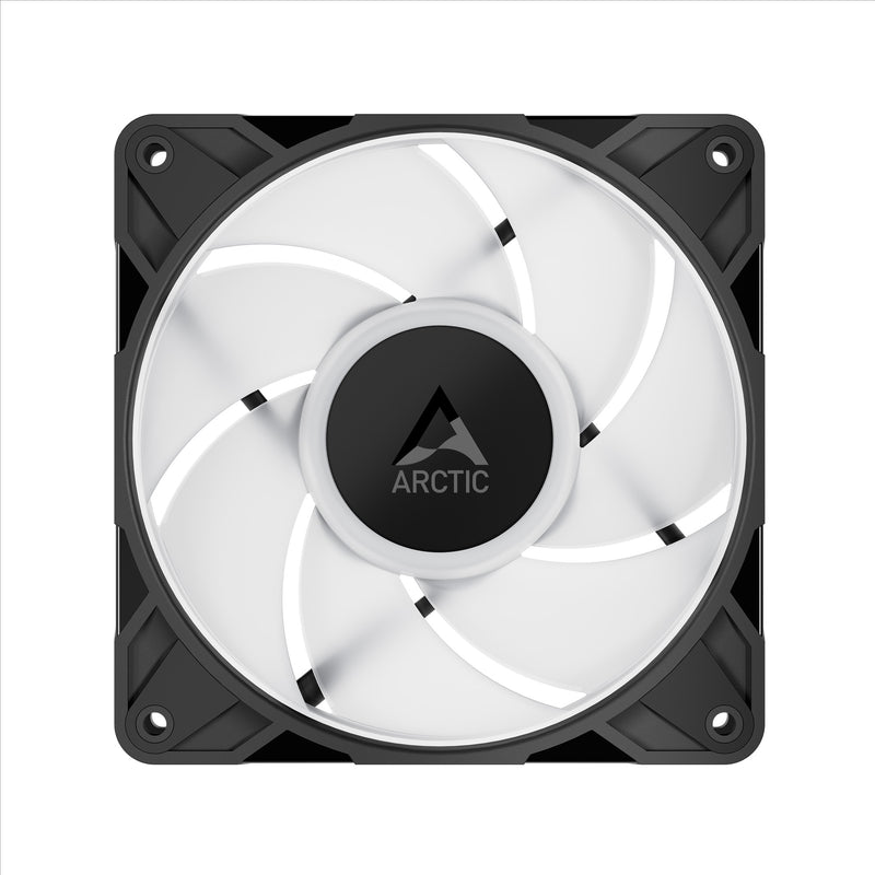 Arctic P12 Pro A-RGB 3-Pack 120mm PWM Fan with Cable Splitter (Black) (ACFAN00310A)