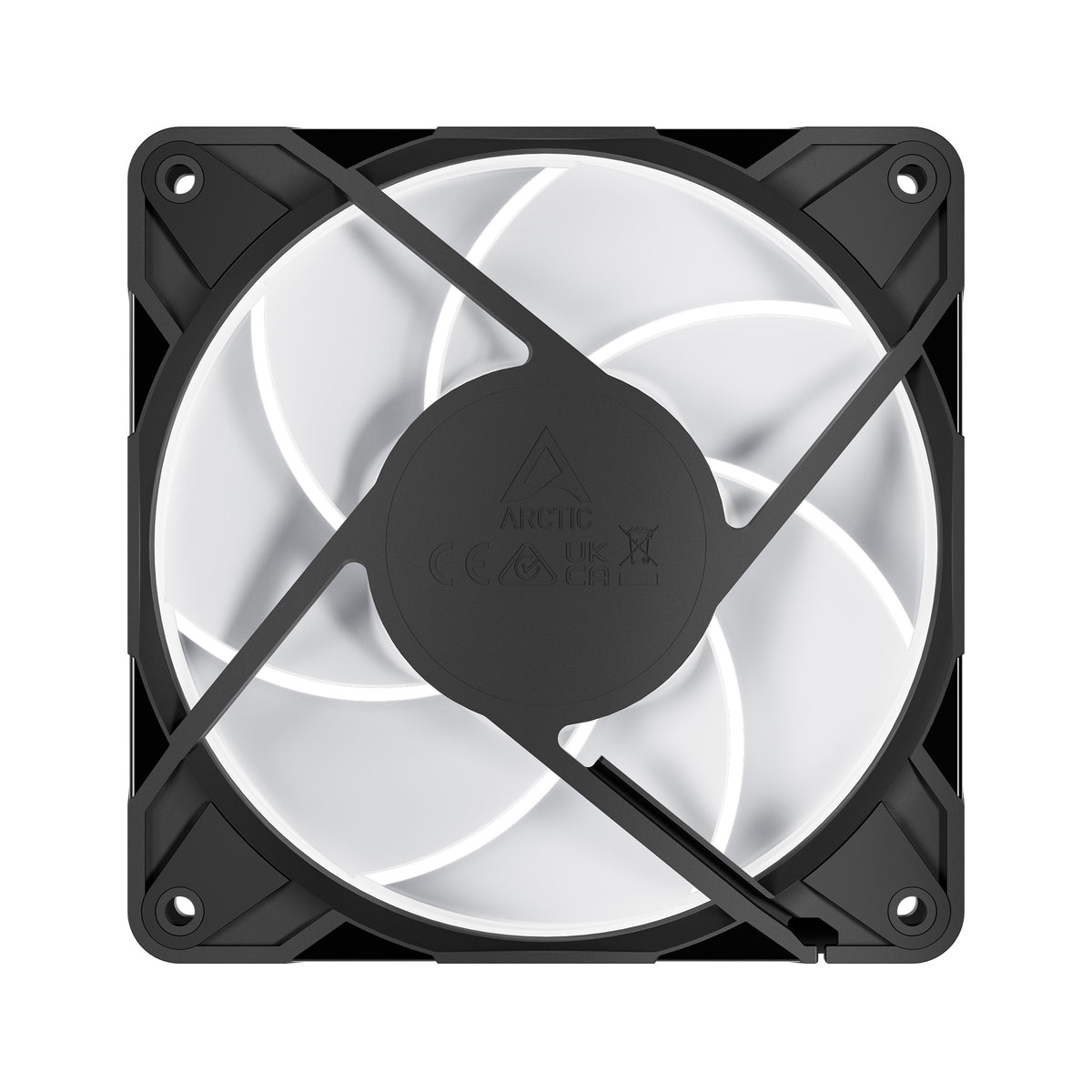 Arctic P12 Pro A-RGB 3-Pack 120mm PWM Fan with Cable Splitter (Black, White)