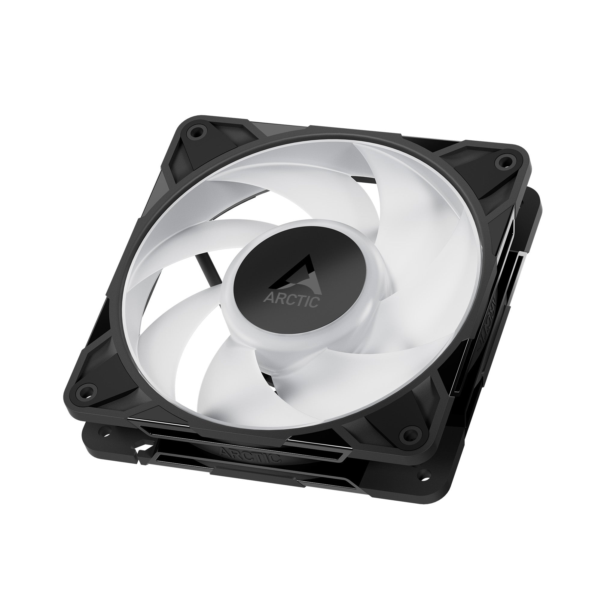 Arctic P12 Pro A-RGB 3-Pack 120mm PWM Fan with Cable Splitter (Black, White)