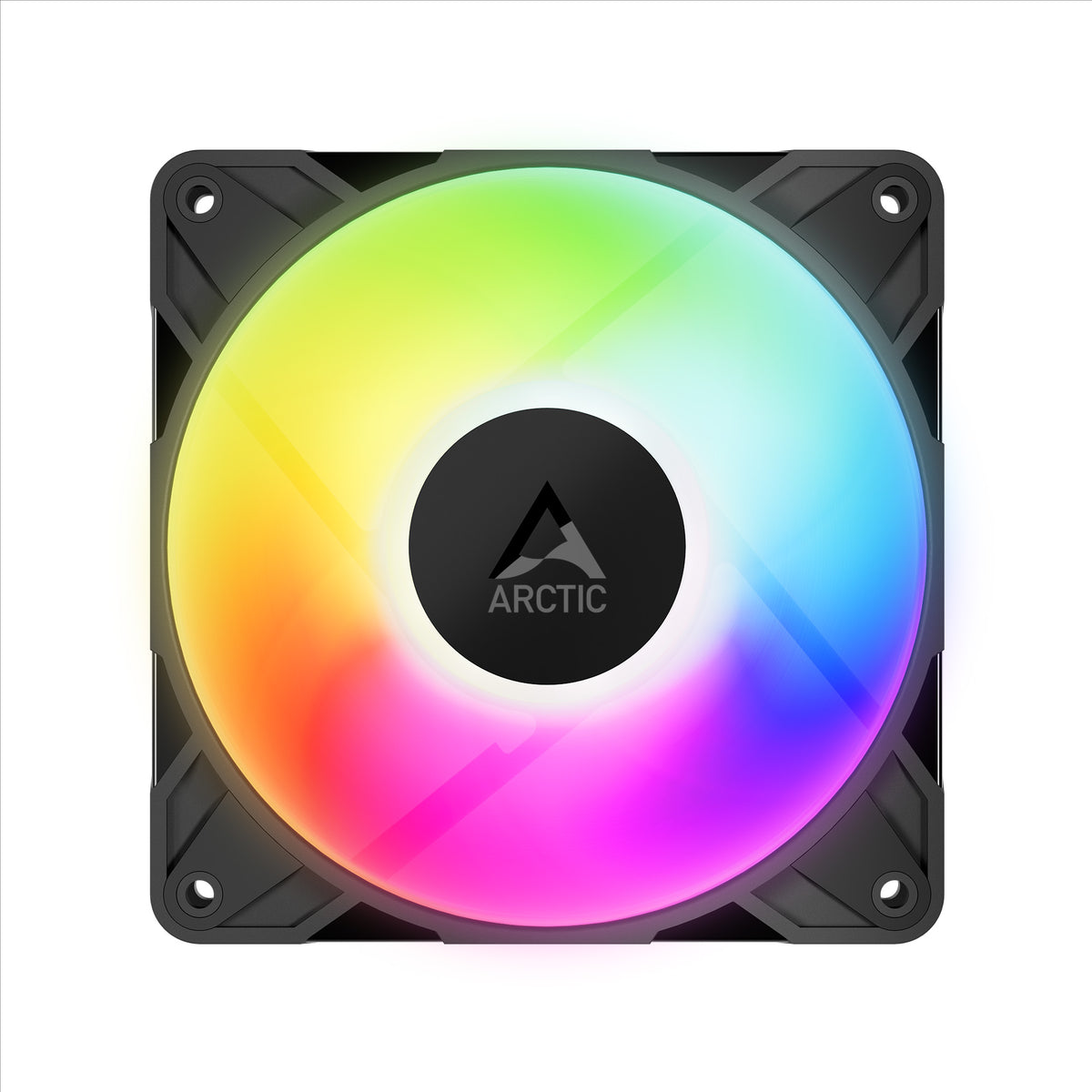 Arctic P12 Pro A-RGB 3-Pack 120mm PWM Fan with Cable Splitter (Black, White)