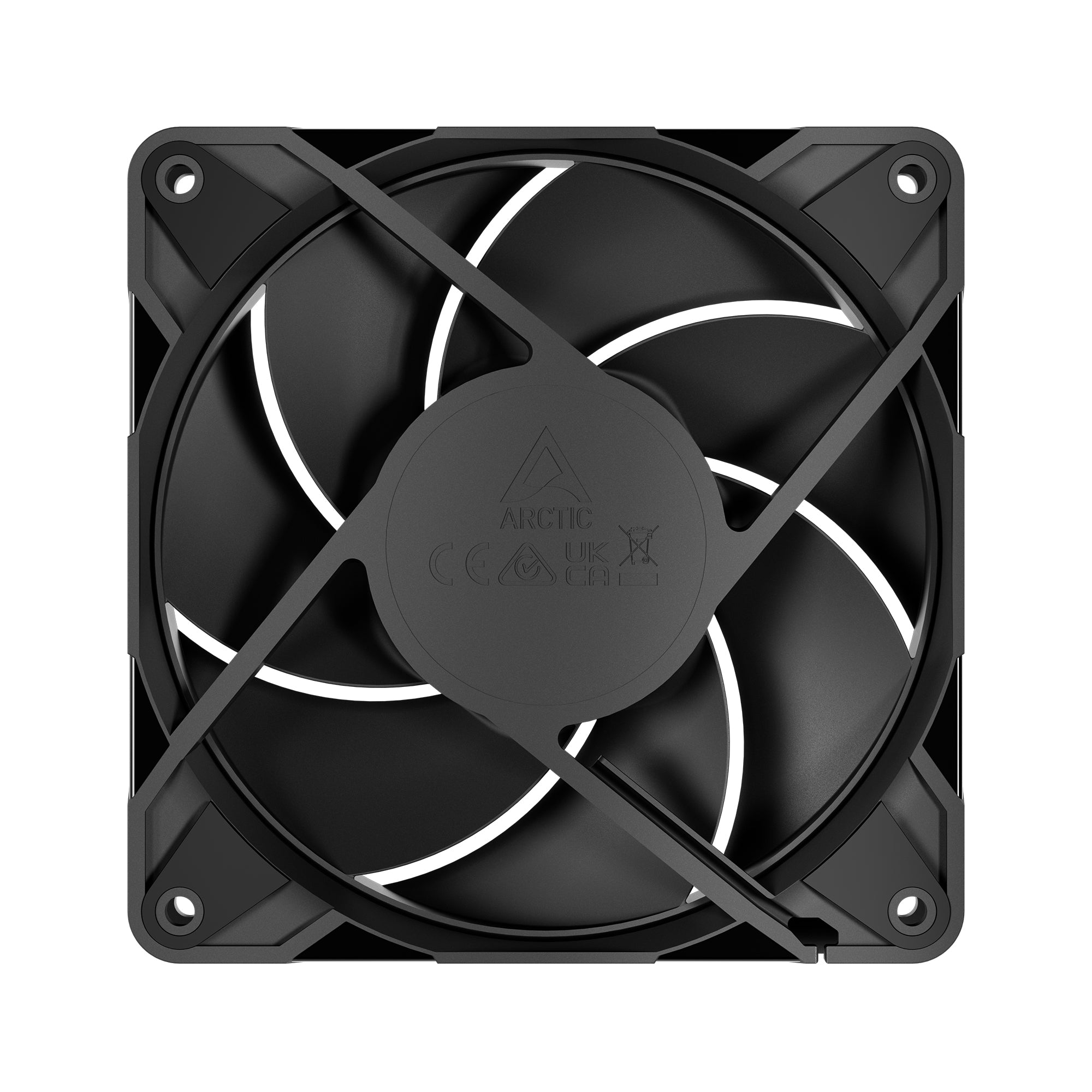 Arctic P12 Pro PST 5-Pack 120mm PWM Fan with Cable Splitter (Black) (ACFAN00307A)