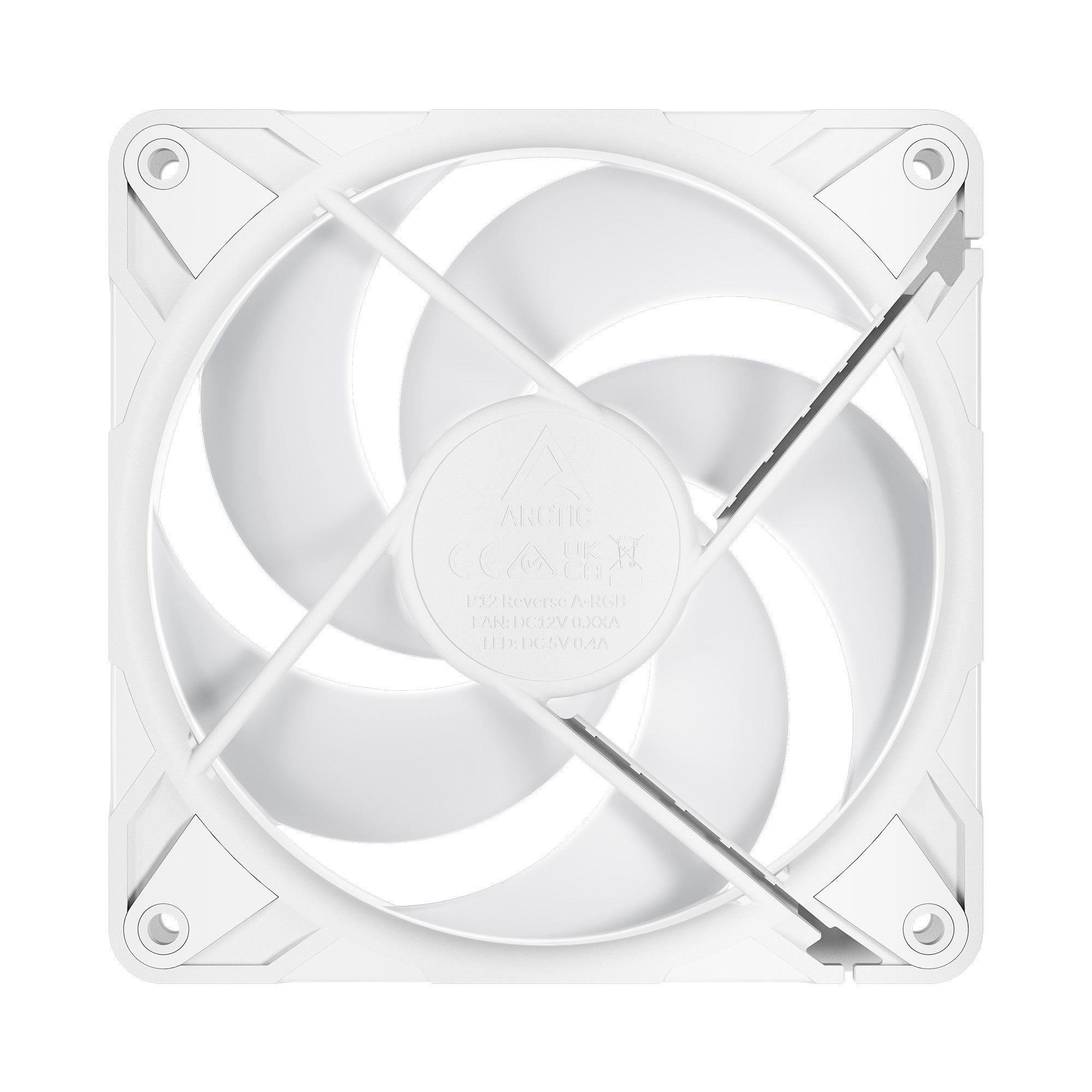 Arctic P12 Pro Reverse 120mm A-RGB PWM 3-Pack Fan with Cable Splitter 