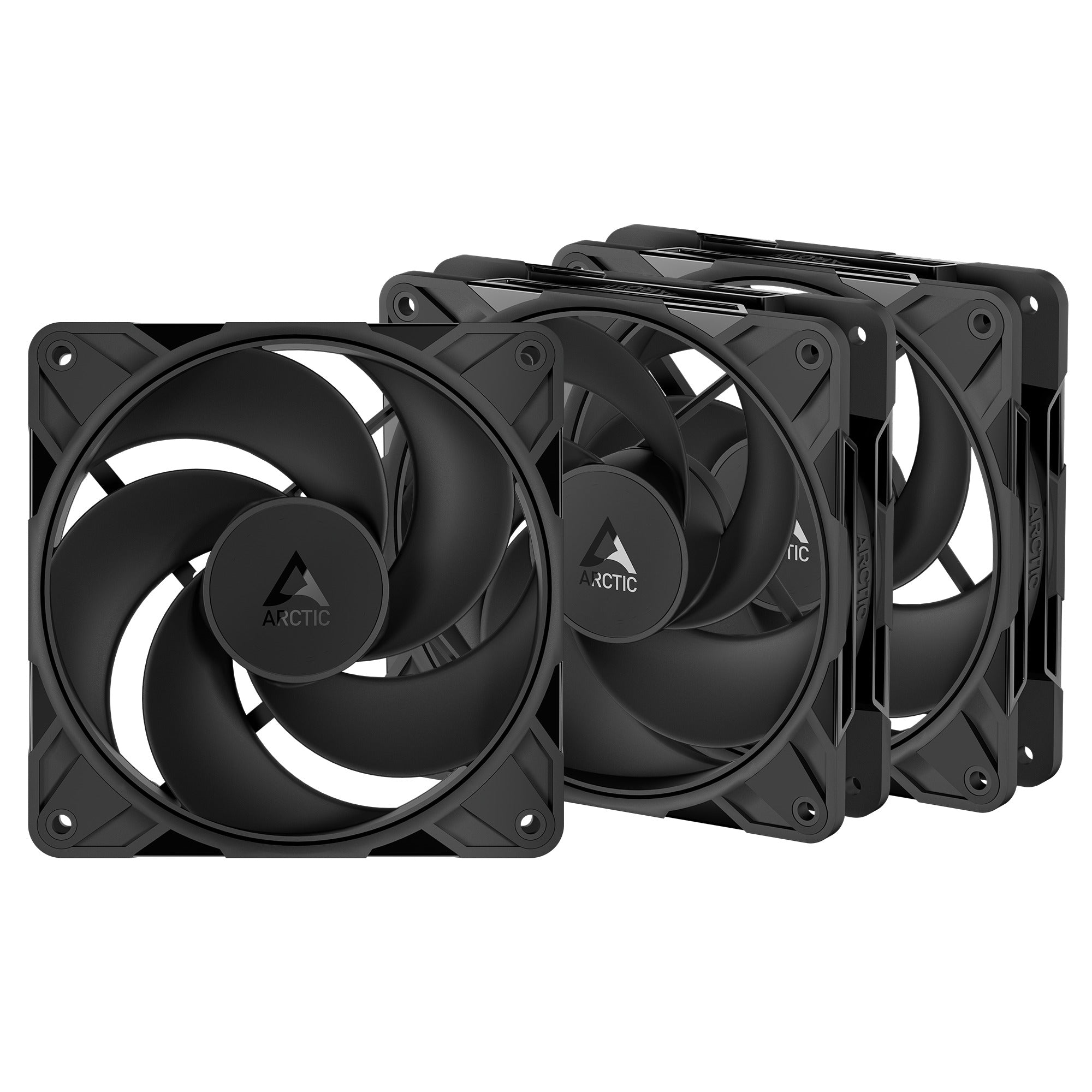 Arctic P12 Pro Reverse 120mm PWM 3-Pack Fan with Cable Splitter